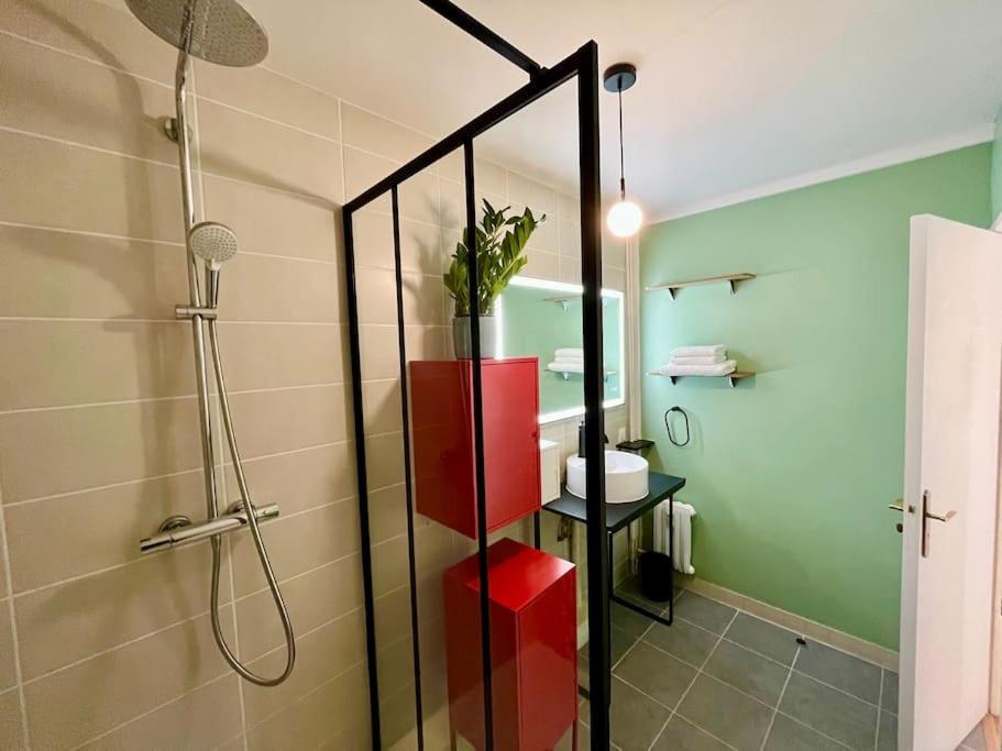Appartement Dom' - Proche Arena Boulingrin à Reims Extérieur photo